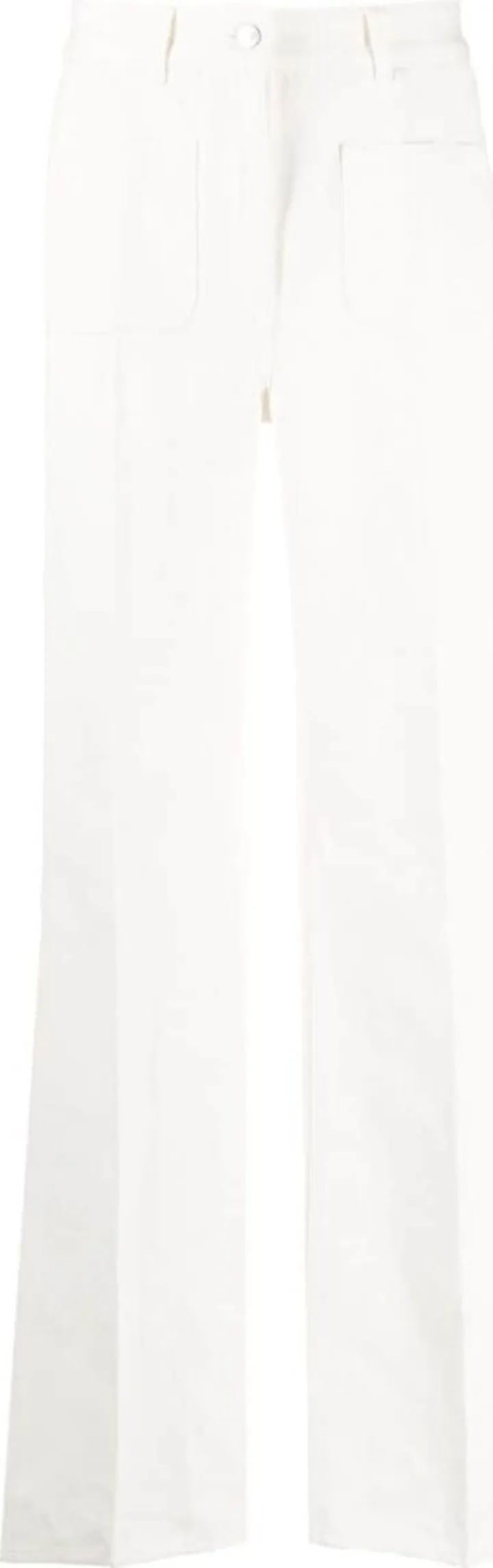High-Rise Straight-Leg Trousers