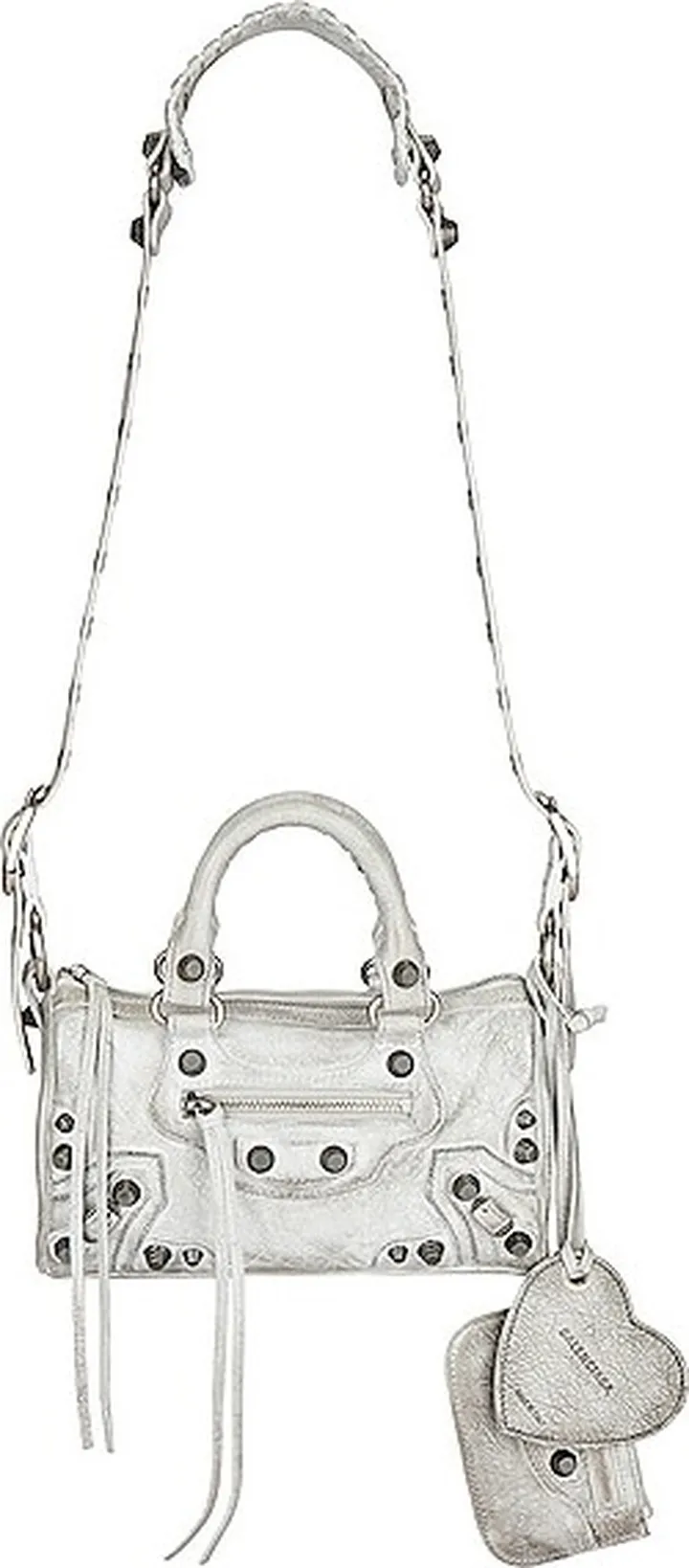 Balenciaga Mini Le Cagole Duffle Bag in White
