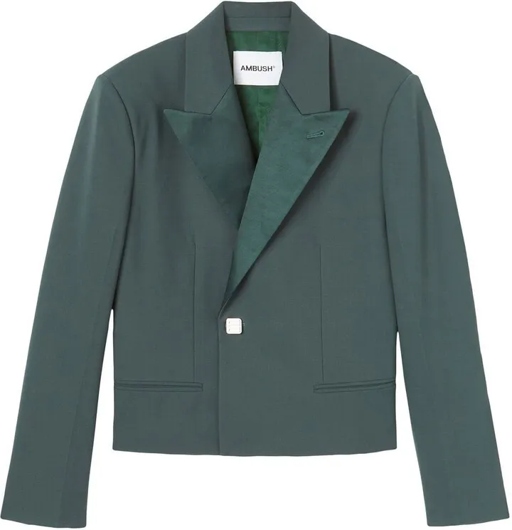 Cropped Tuxedo Jacket