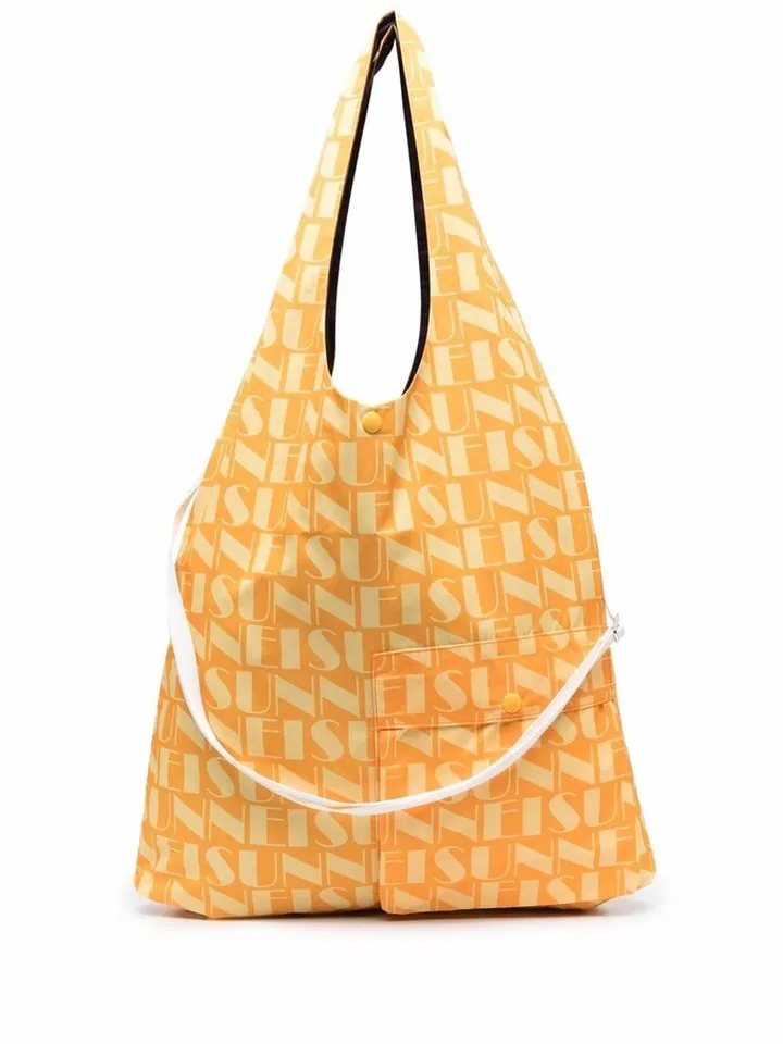 Logo-Print Reversible Tote Bag