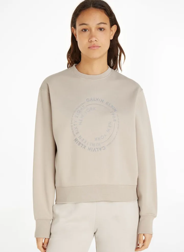 Embroidered Graphic Sweatshirt