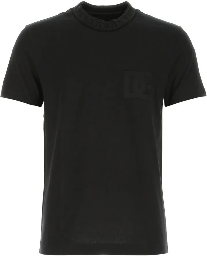 Black Cotton T-shirt