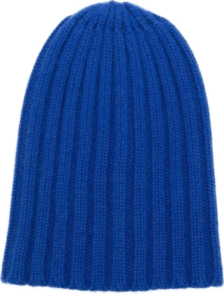 Ribbed Cashmere Beanie