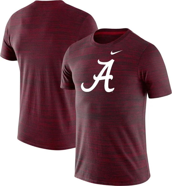 Men's Nike Crimson Alabama Crimson Tide Team Logo Velocity Legend Performance T-shirt
