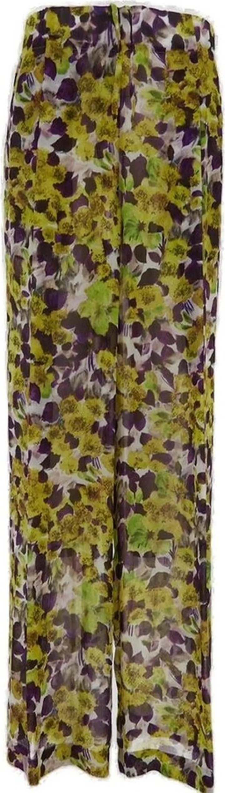 Dries Van Noten Floral Print Straight Leg Pants