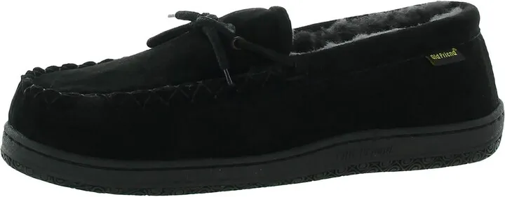 Mens Suede Loafer Moccasin Slippers