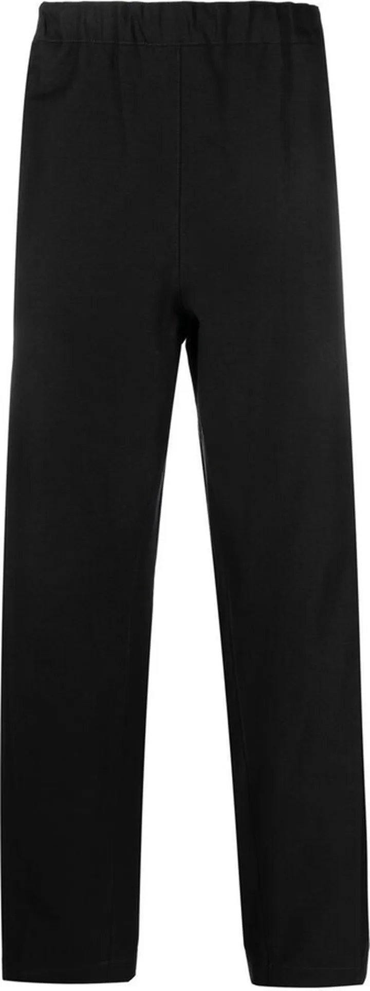 Drawstring-Waistband Straight-Leg Trousers