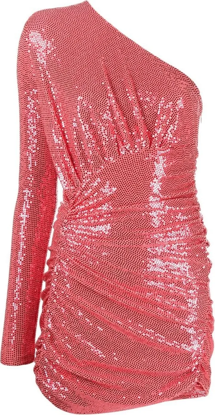 Sequin-Embellished Mini Dress