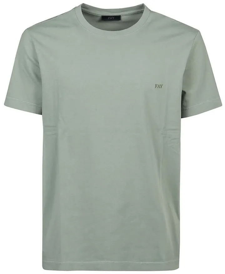 Fay Crewneck Short-Sleeved T-Shirt