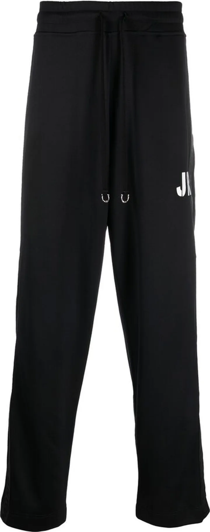 Drawstring Straight-Leg Trousers