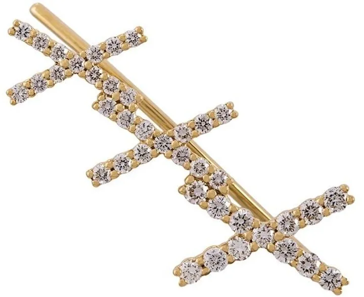18kt gold KATIA diamond cuff earring