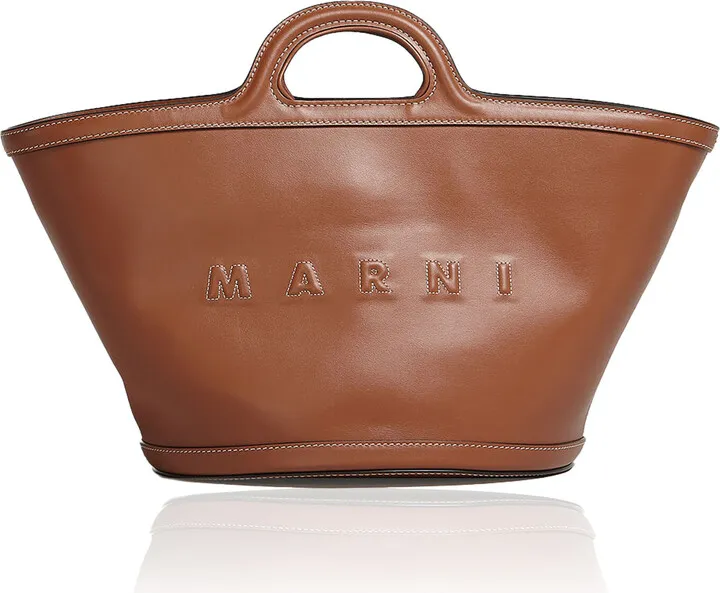 Women's Small Tropicalia Leather Tote Bag