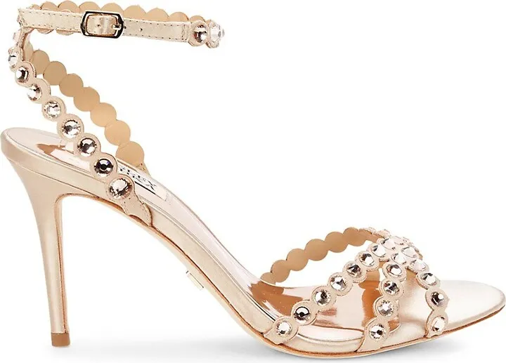 Banksy Crystal Sandal Pumps