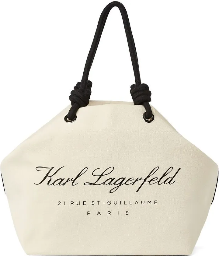Hotel Karl beach tote bag