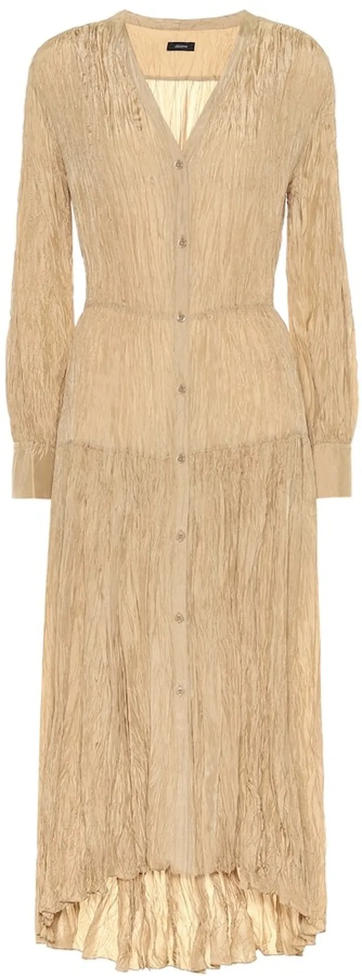 Falco silk-habotai midi dress