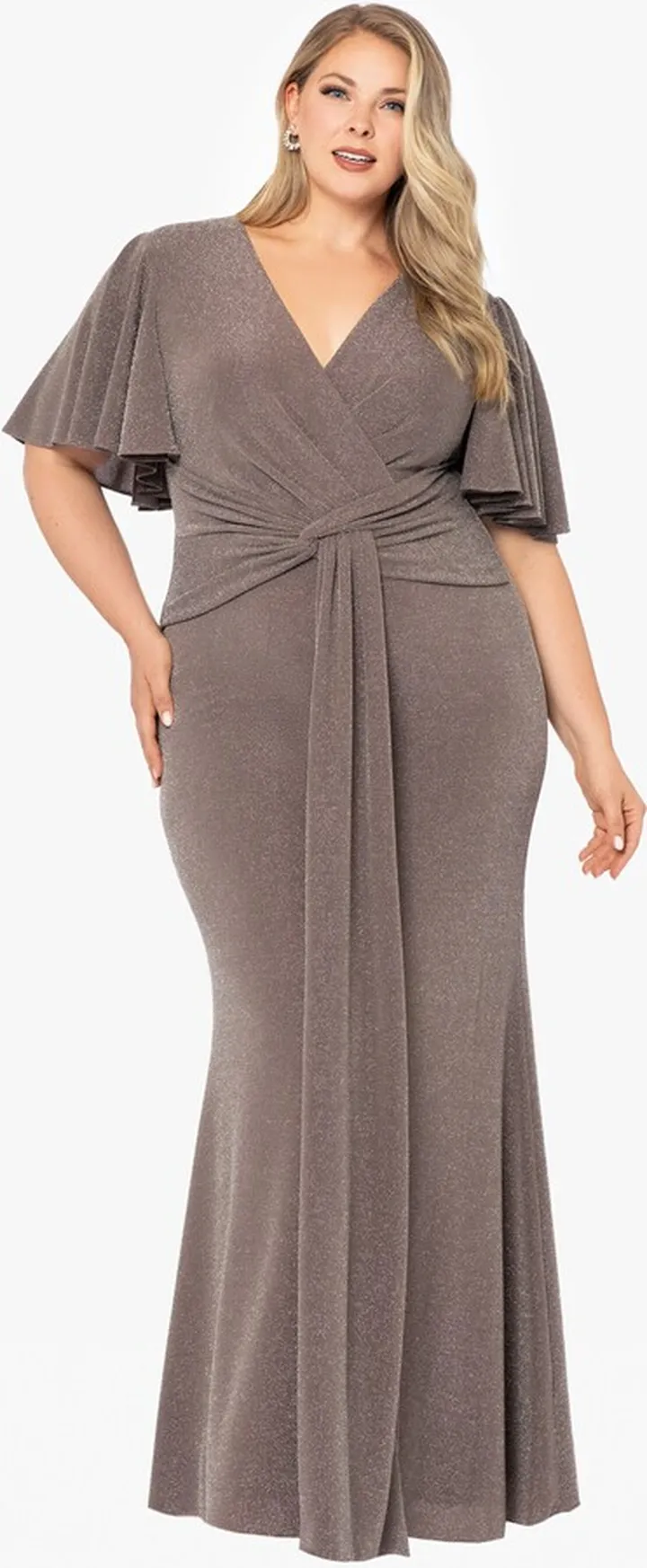 Glitter Knit Gown