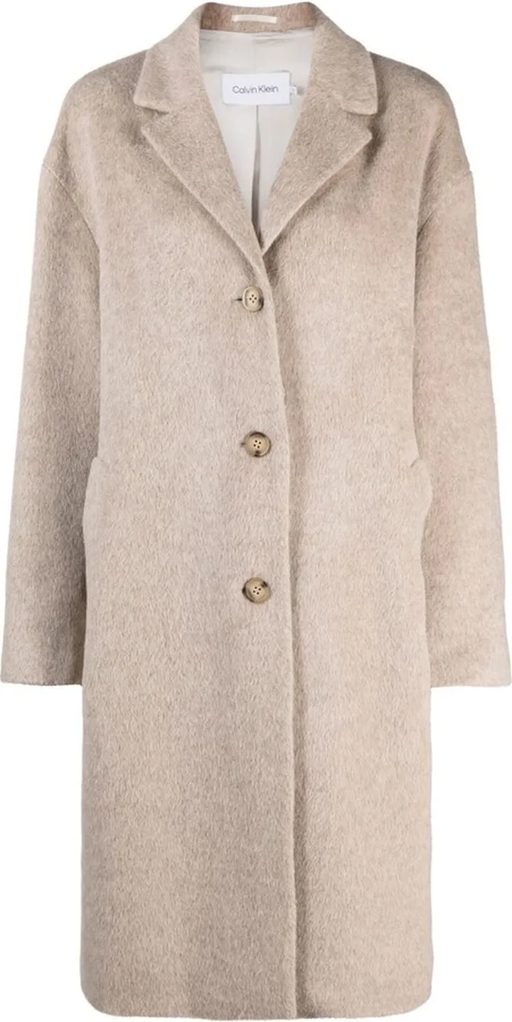 Single-Breasted Midi Coat