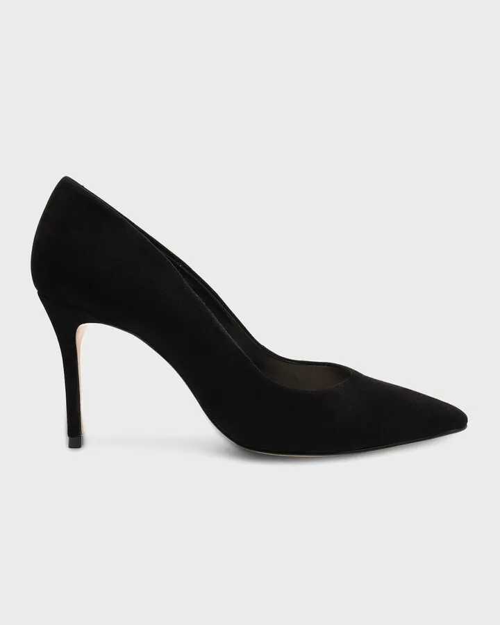 Lou Lo Suede Stiletto Pumps