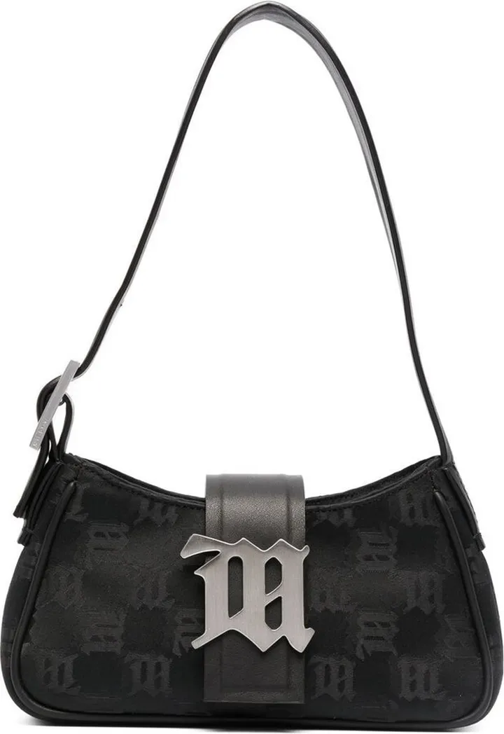 Logo-Plaque Detail Shoulder Bag