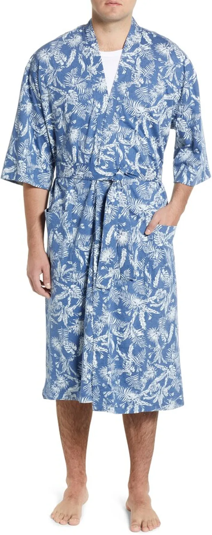 Men's Palm Print Robe