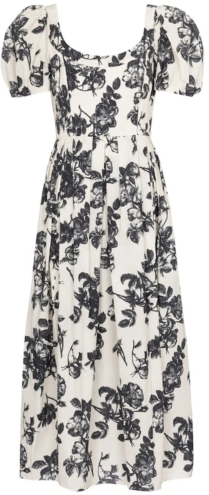 Salvina floral cotton midi dress