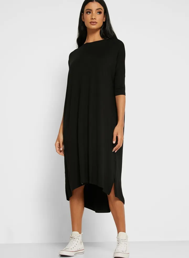 Oversized T-Shirt Midi Dress