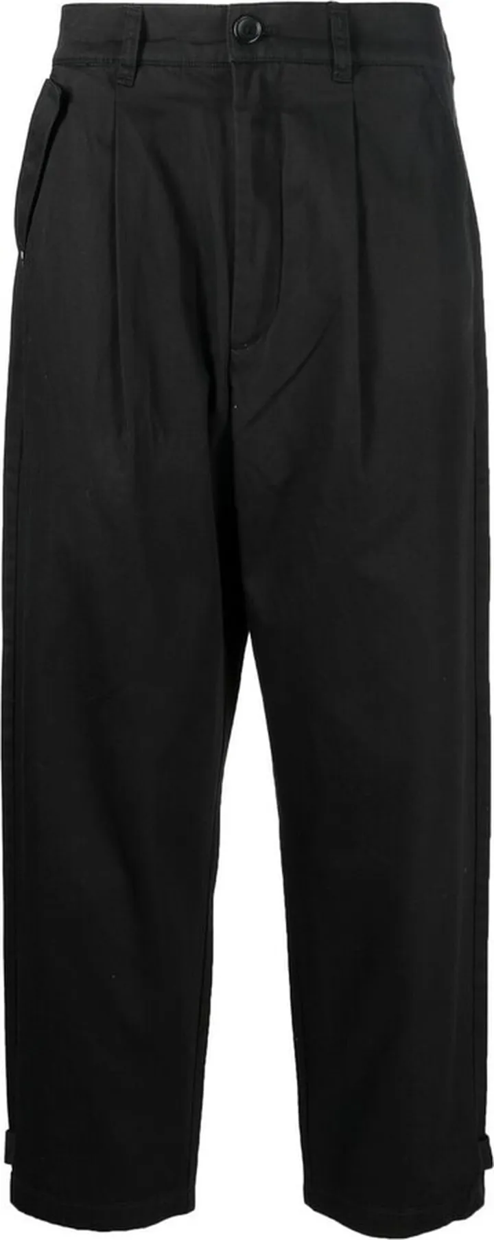 Straight-Leg Cut Trousers