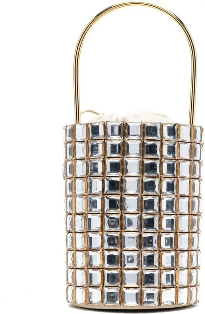 Glass Crystal-Embellished Tote Bag