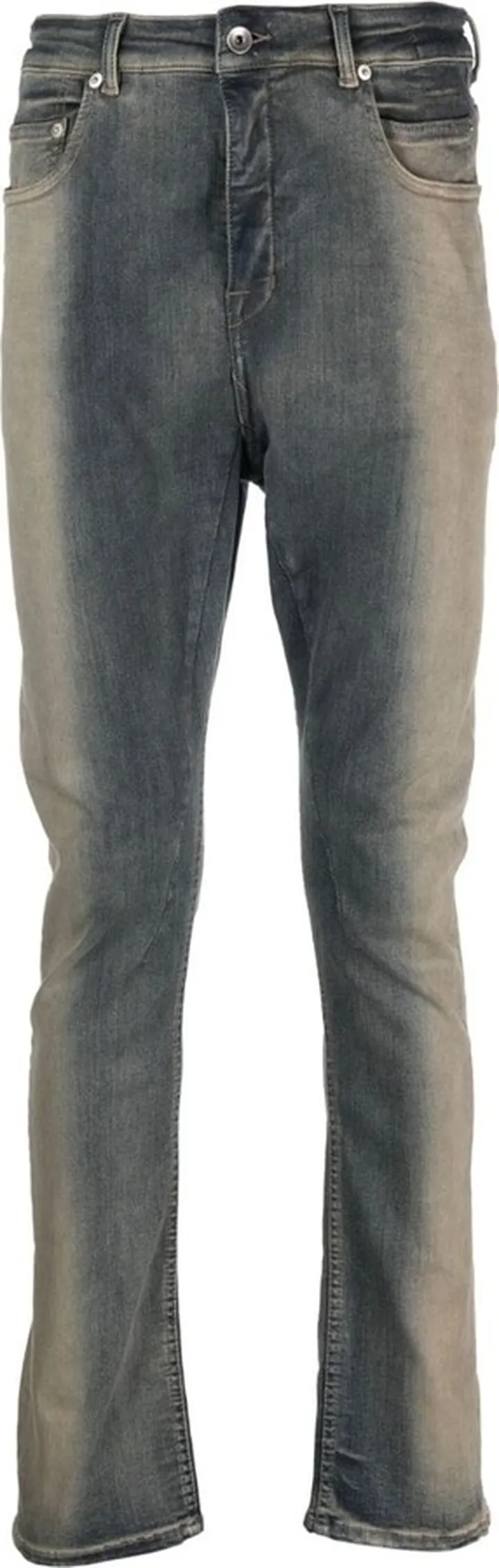 Faded-Effect Skinny Jeans