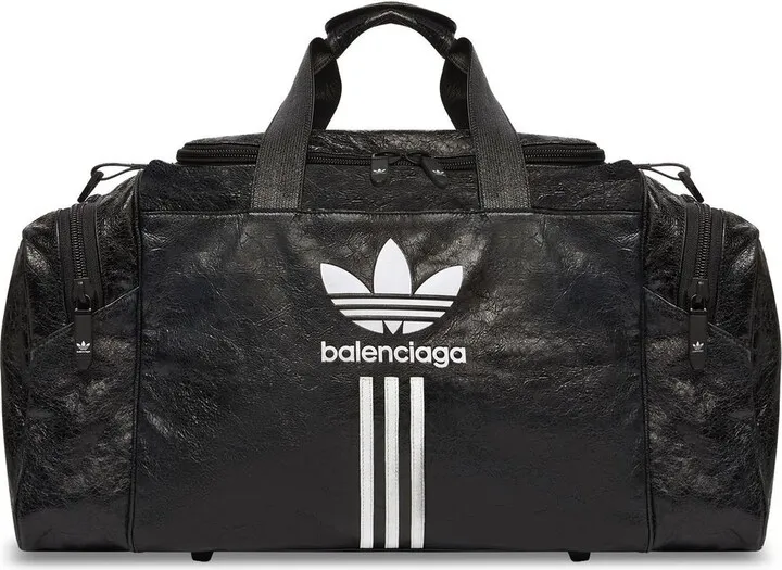 x Adidas trefoil-logo gym bag