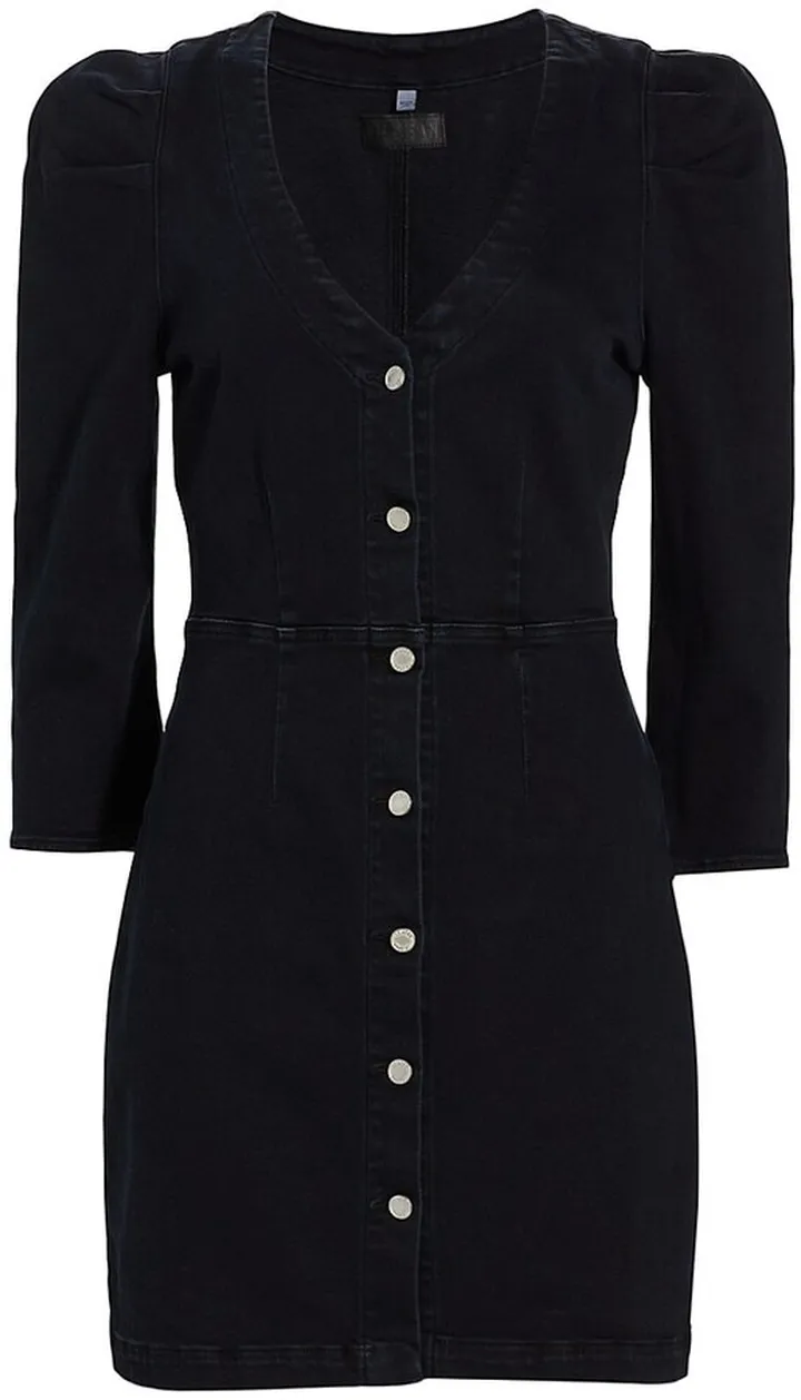 Selena Stretch Denim Minidress