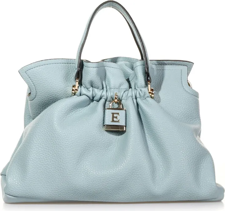 Octavia Curled Small Tote Bag With Shoulder Strap