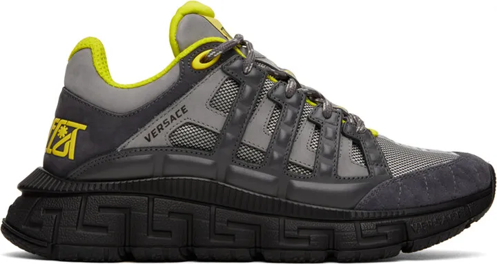 Versace Gray Trigreca Sneakers