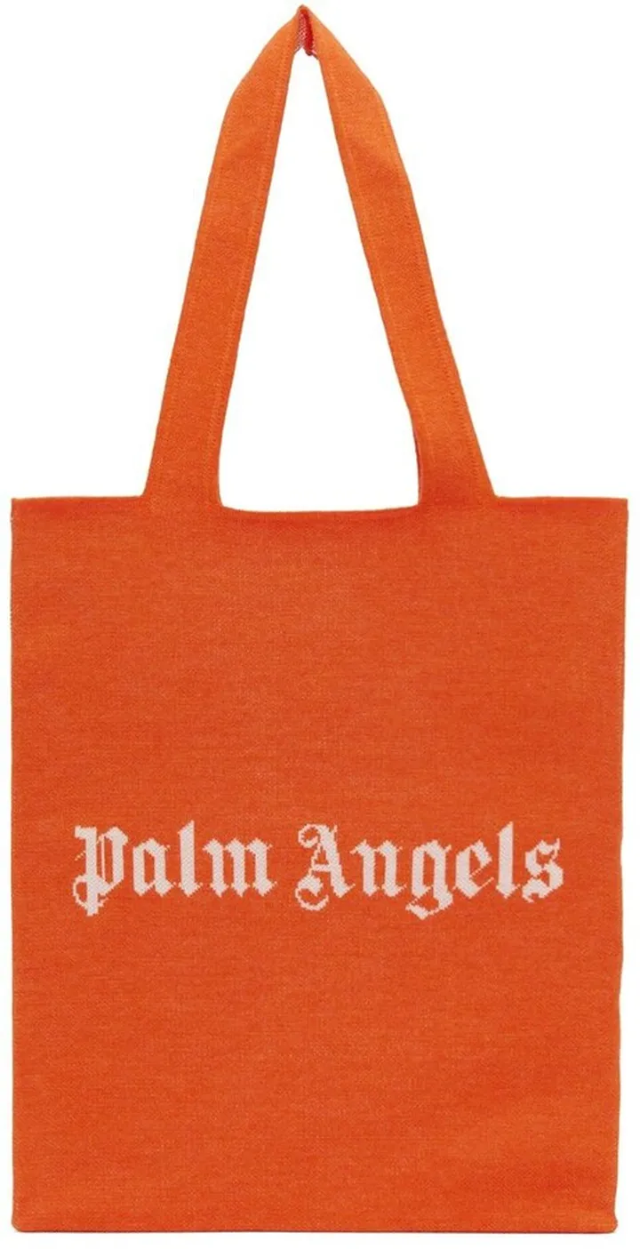 Palm Angels Orange Logo Tote
