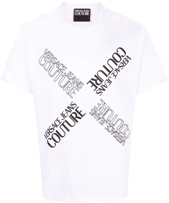 logo-print organic cotton T-shirt