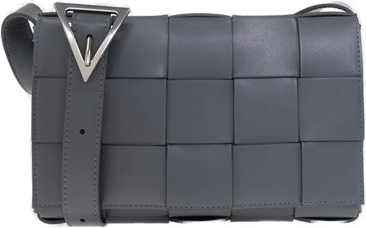 Bottega Veneta Cassette Woven Medium Shoulder Bag