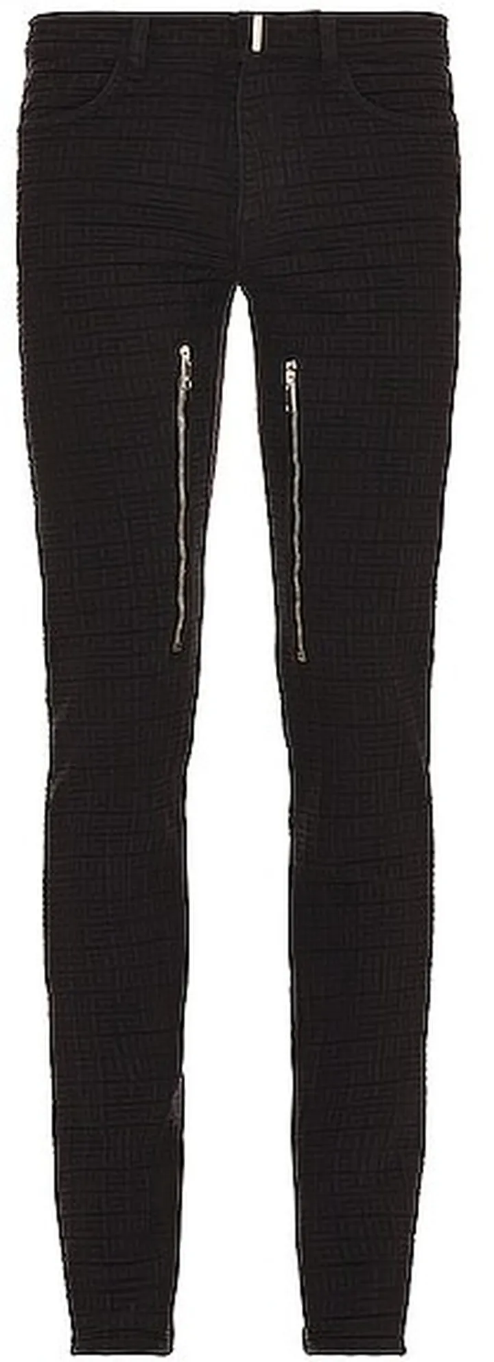 Givenchy Skinny Fit Denim Trousers With Zip in Black