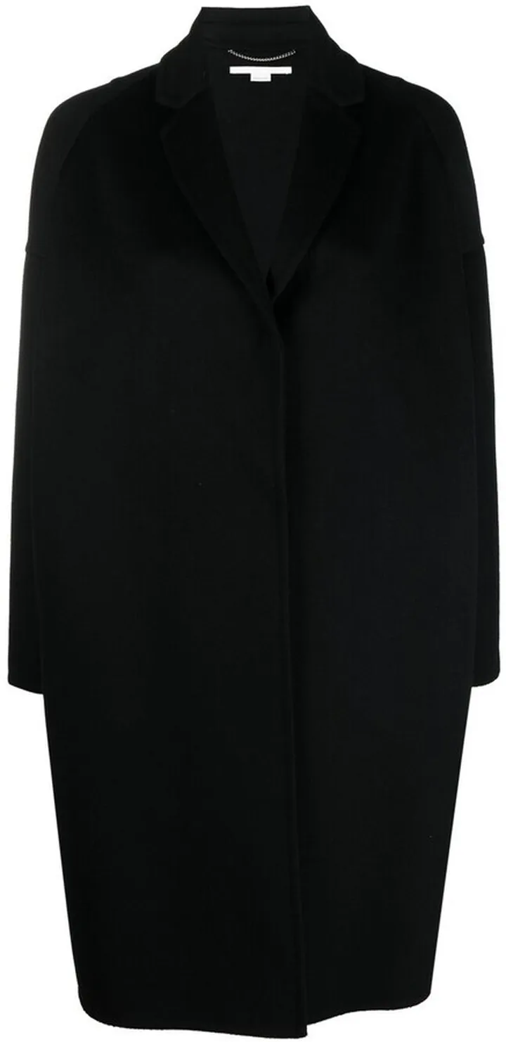 Single-Breasted Wool Coat