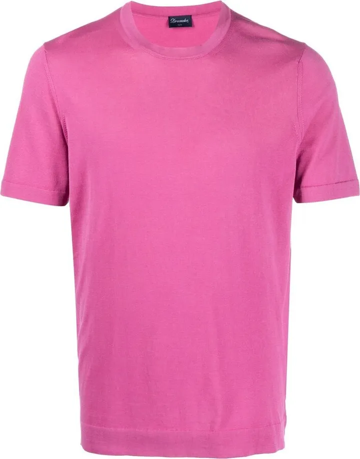crew-neck short-sleeve T-shirt