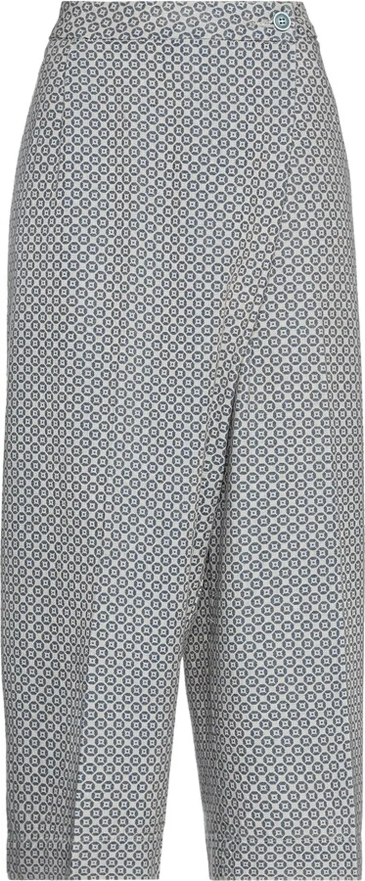 Cropped Pants Light Grey