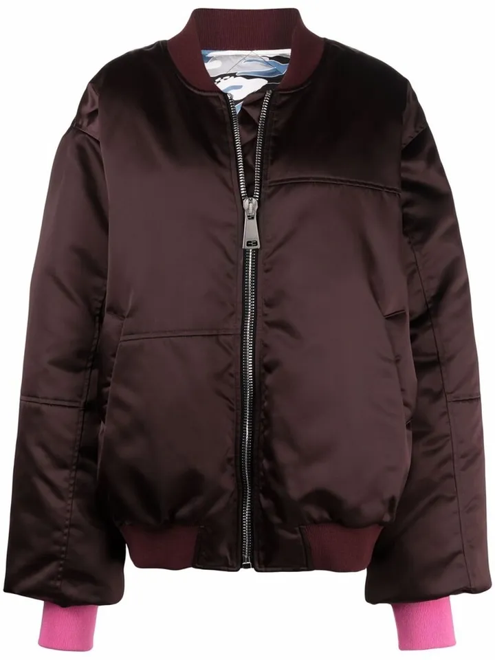 Puff oversized bomber jacket