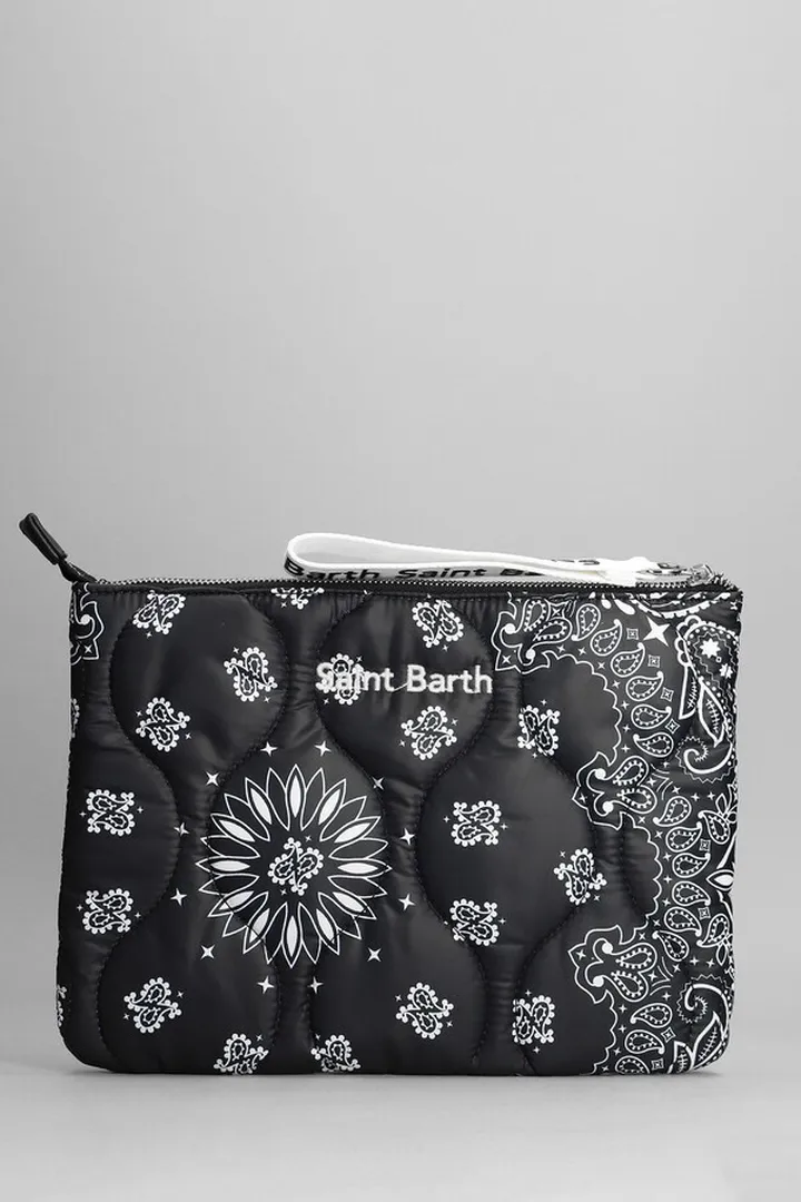 Clutch In Black Polyester