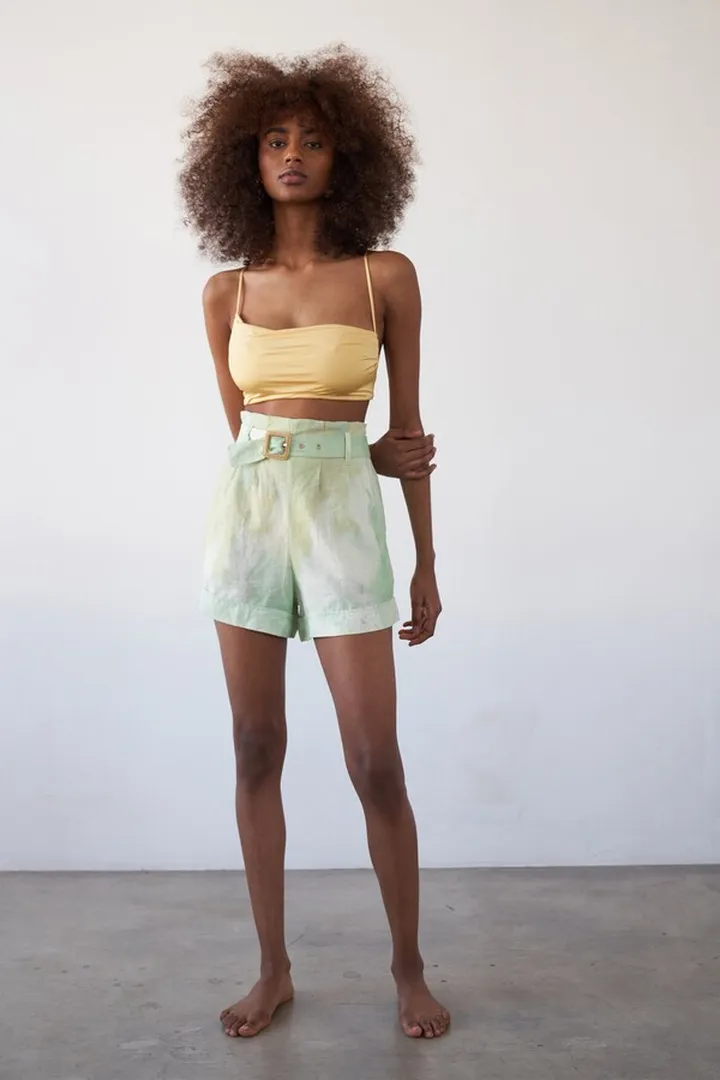 Tessa Short-Sorbet Linen