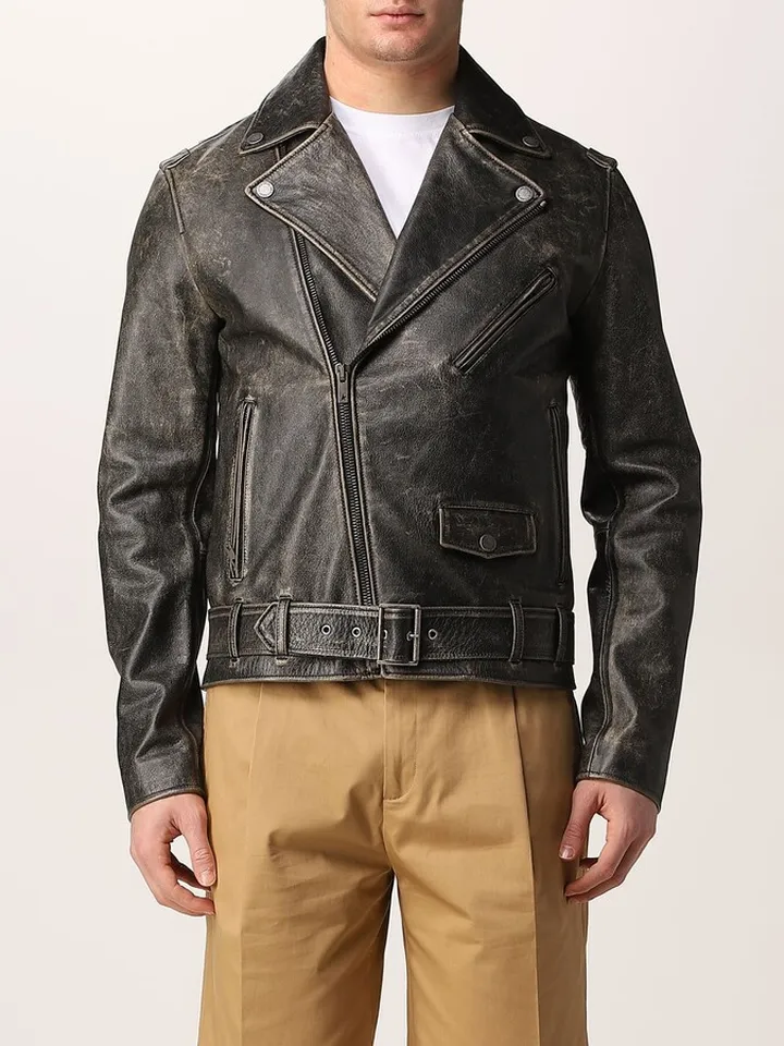 Golden Goose leather jacket