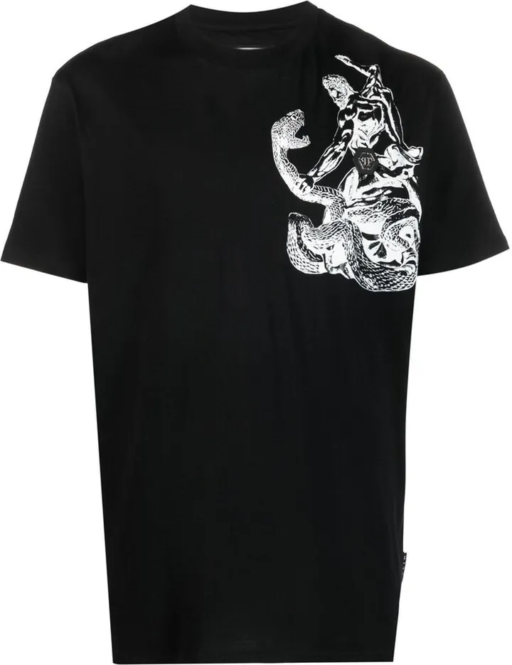 'Tattoo' round-neck T-shirt