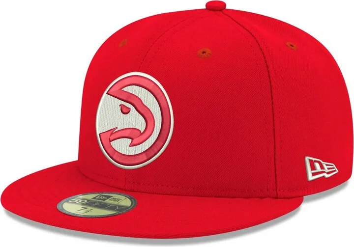 New Era Men's Atlanta Hawks Official Team Color 59FIFTY Fitted Hat