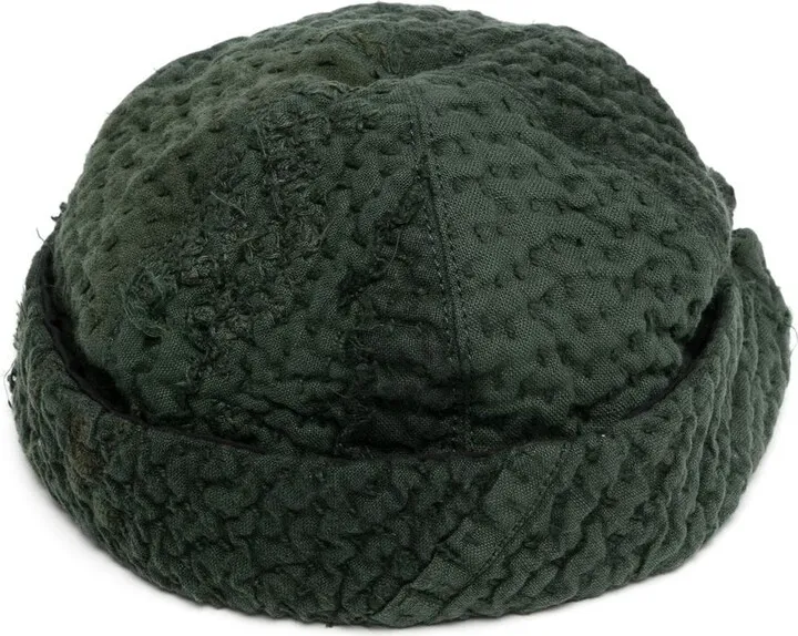 Stitch-Detail Beanie