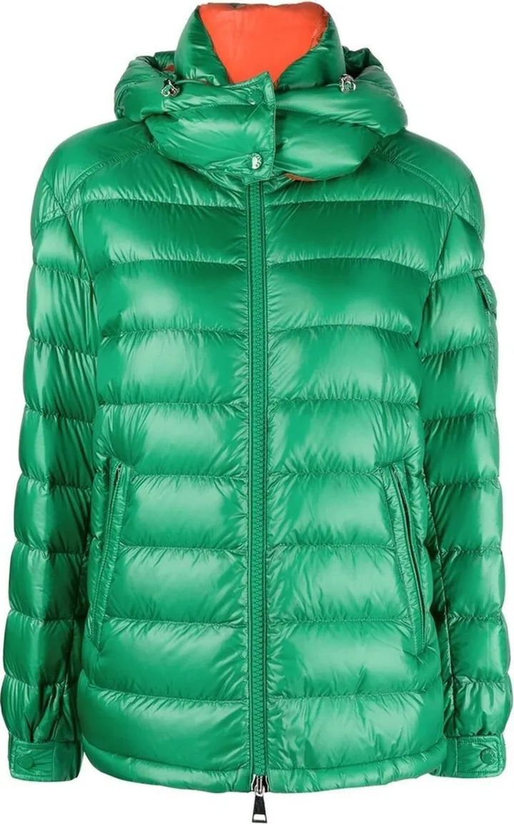 Green Dalles Hooded Puffer Jacket