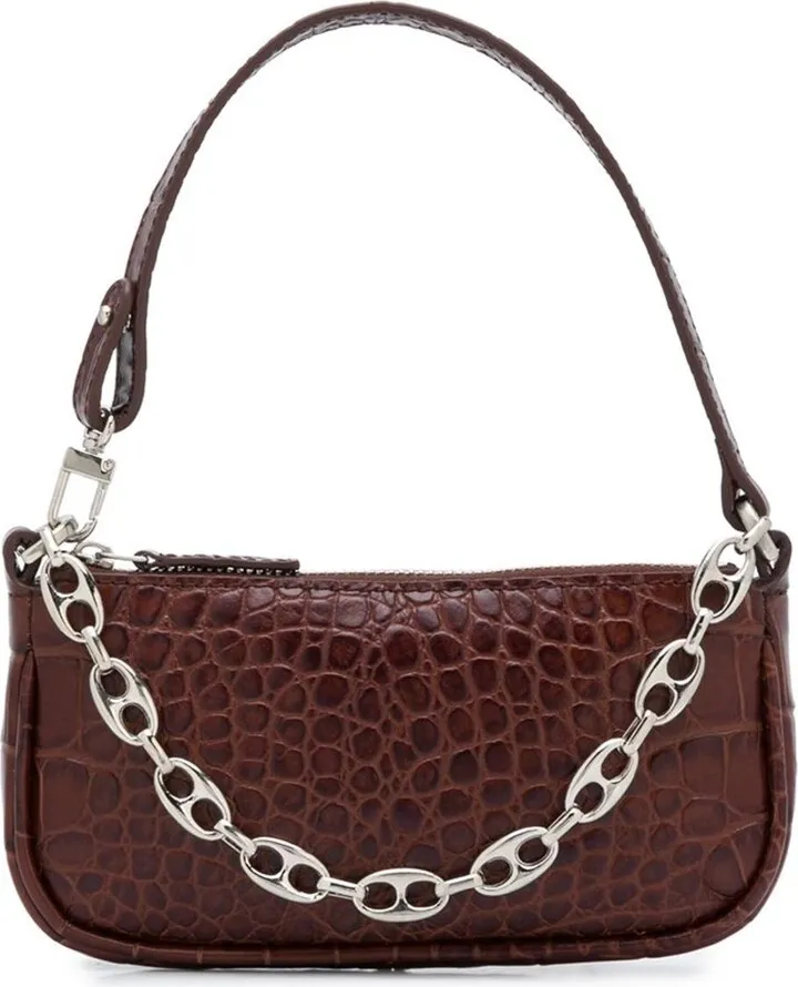 Mini Rachel Croc-Effect Bag