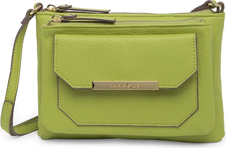 Jarson Double Zip Flap Crossbody Bag